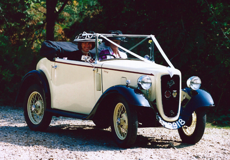 vintage wedding car hire new forest