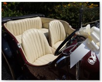 Berty interior and ribbons