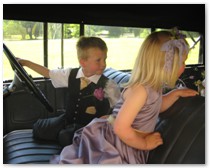 Chauffeur driven wedding cars